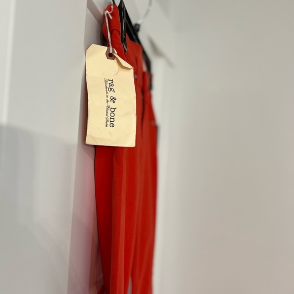 Rag & Bone Elephant Bell Red Jeans, NWT Size 25 - Picture 3 of 7